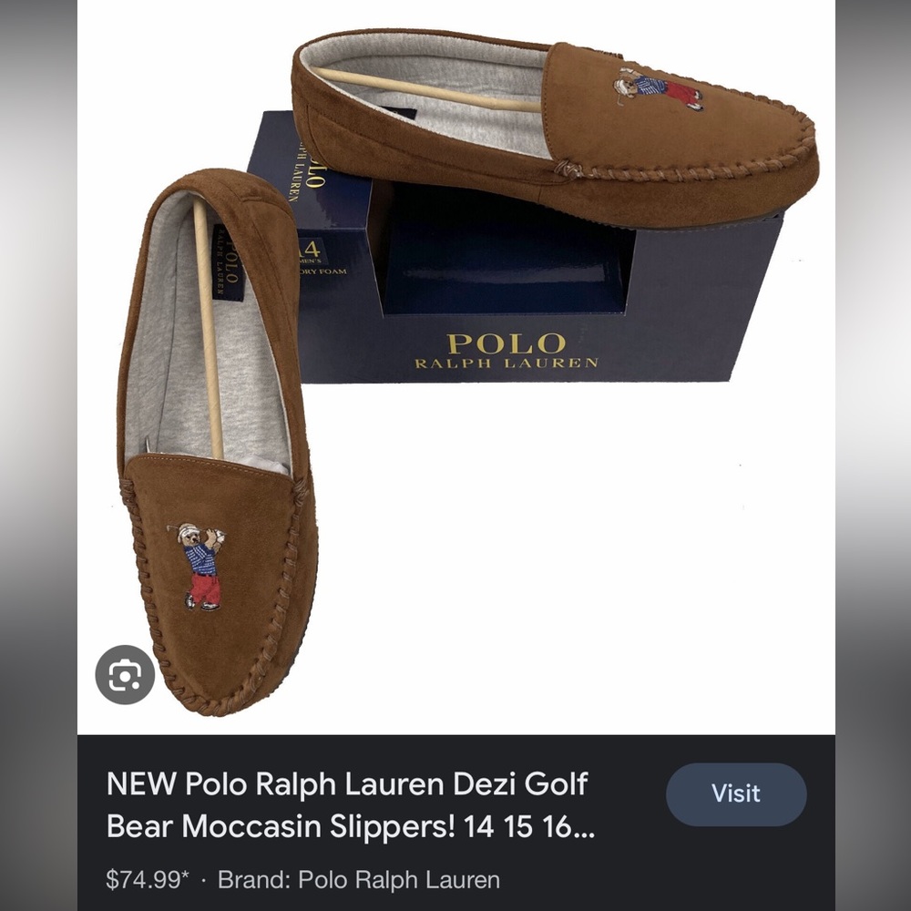 Men’s Polo Ralph Lauren Dezi Golf Moccasin